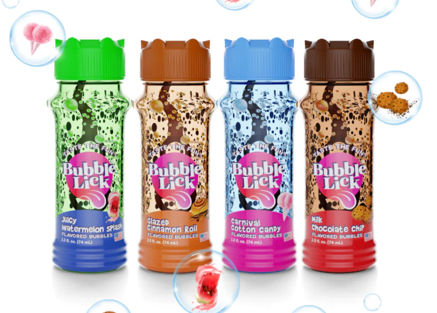 Bubble Lick Flavored Bubbles