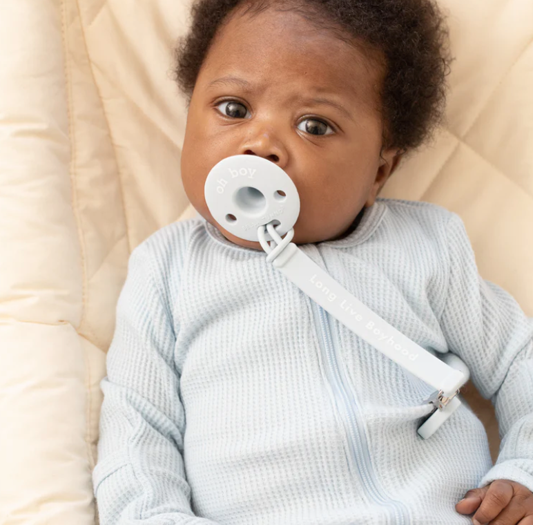 Long Live Boyhood Pacifier Clip
