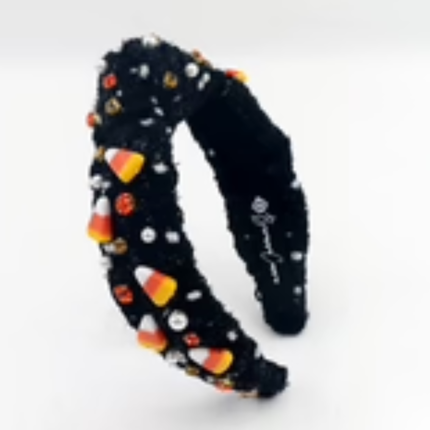 Candy Corn Headband with Crystals- Child