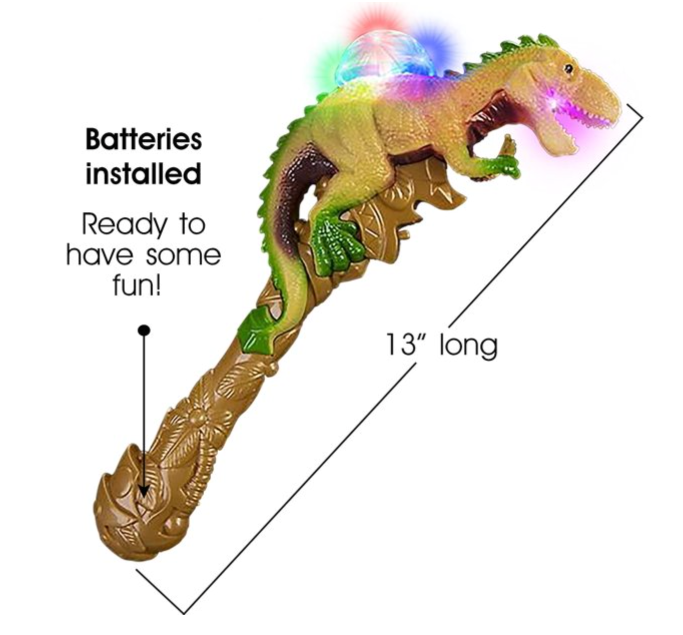 Light up Dinosaur Wand