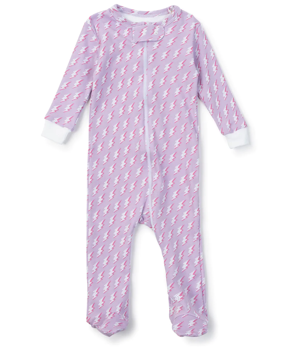 Parker Zipper Pajama- Lightning Love