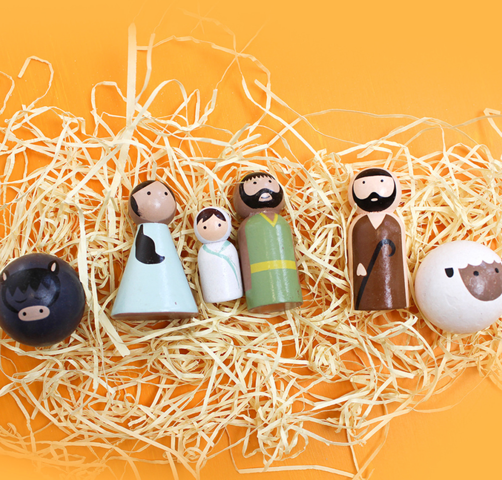 Away in a Manger- 6 Bath Bomb Set