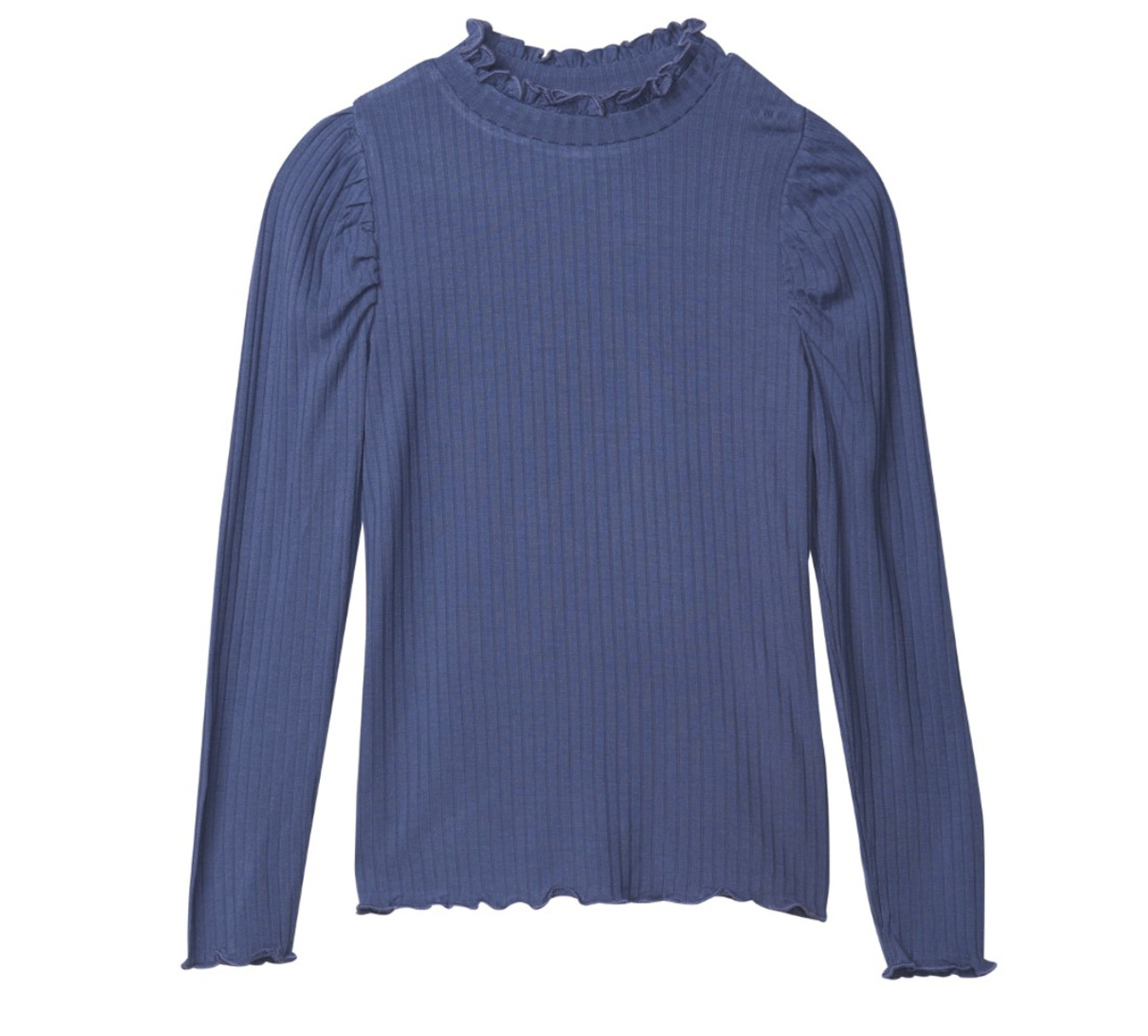Rib T Shirt Vintage Indigo