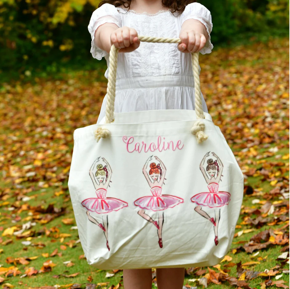 Ballerina Canvas Tote