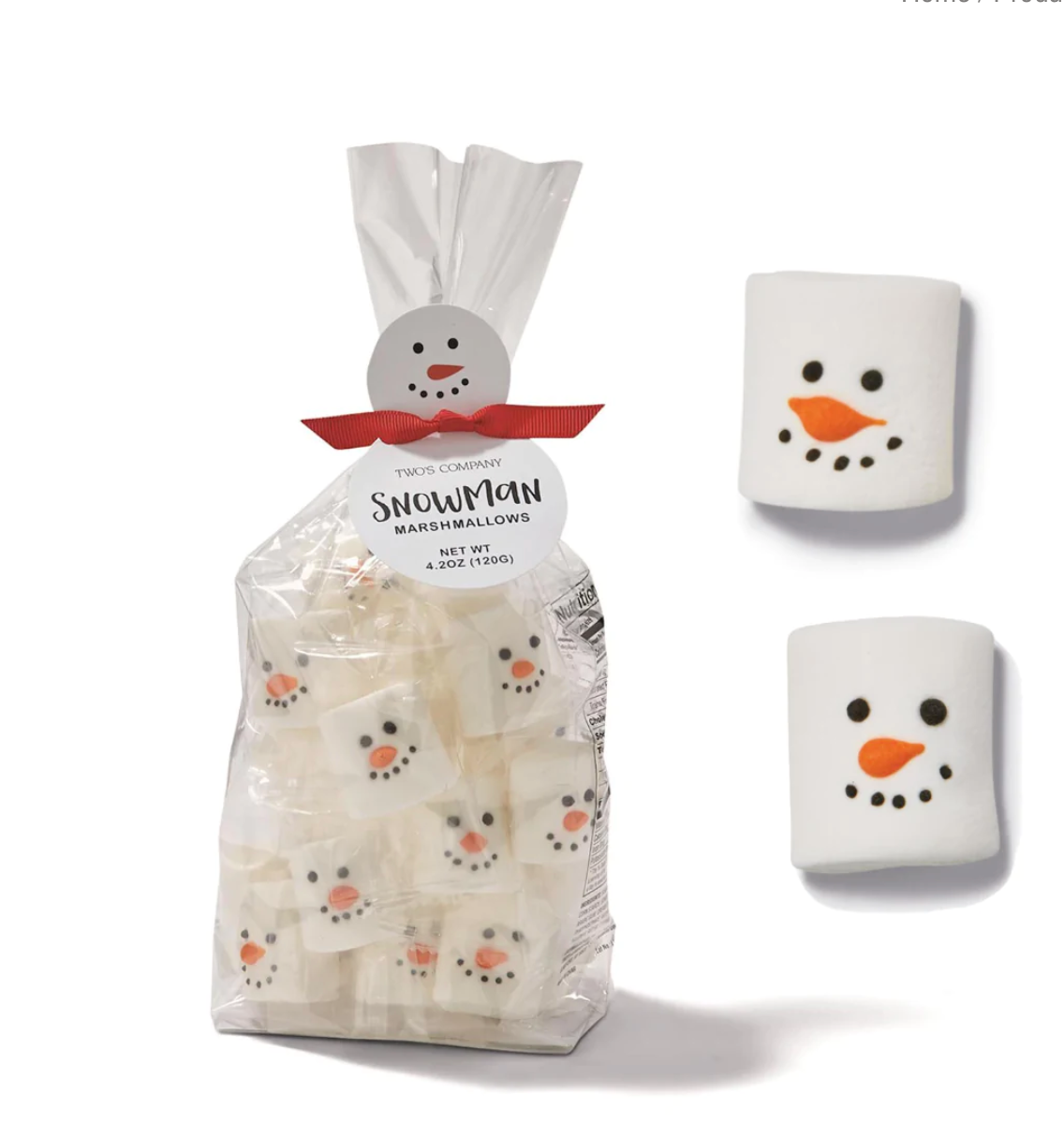 Snowman Marshmallow Candy