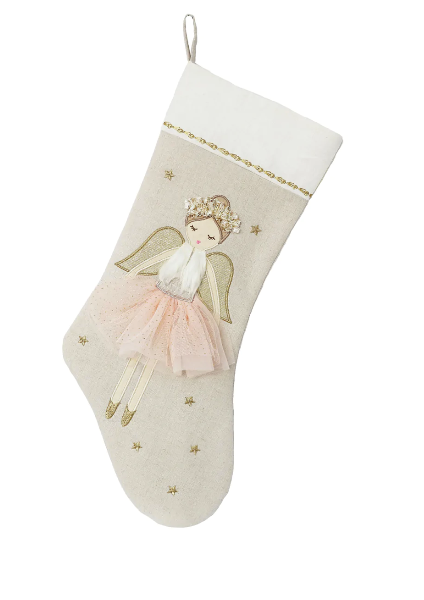 Pink Angel Stocking