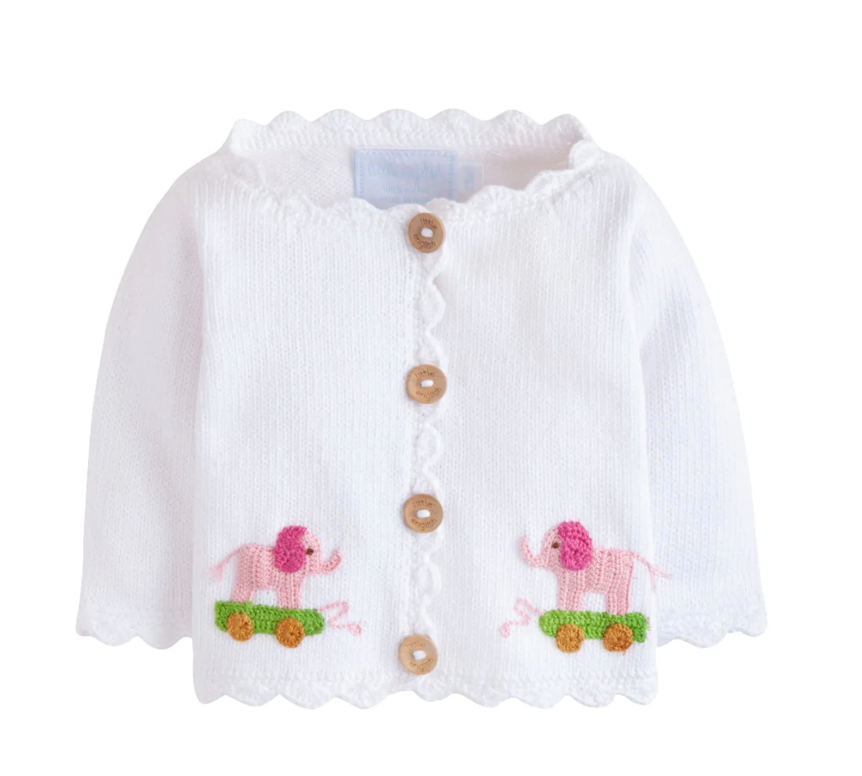 Girl Elephant Crochet Sweater