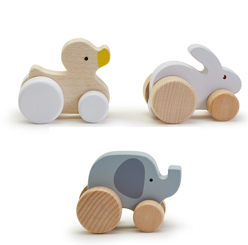 Hand-Crafted Wooden Animal Toy