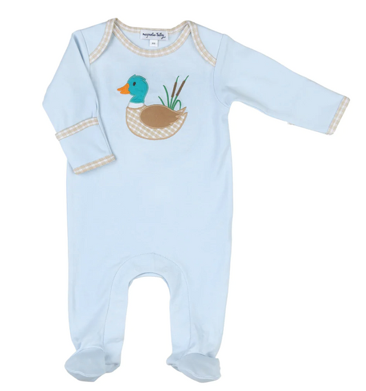 My Mallard Applique Lap Footie
