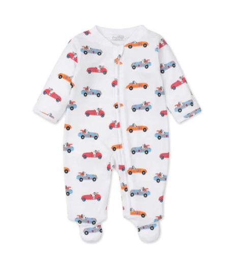 Speedway Pups Zip Footie