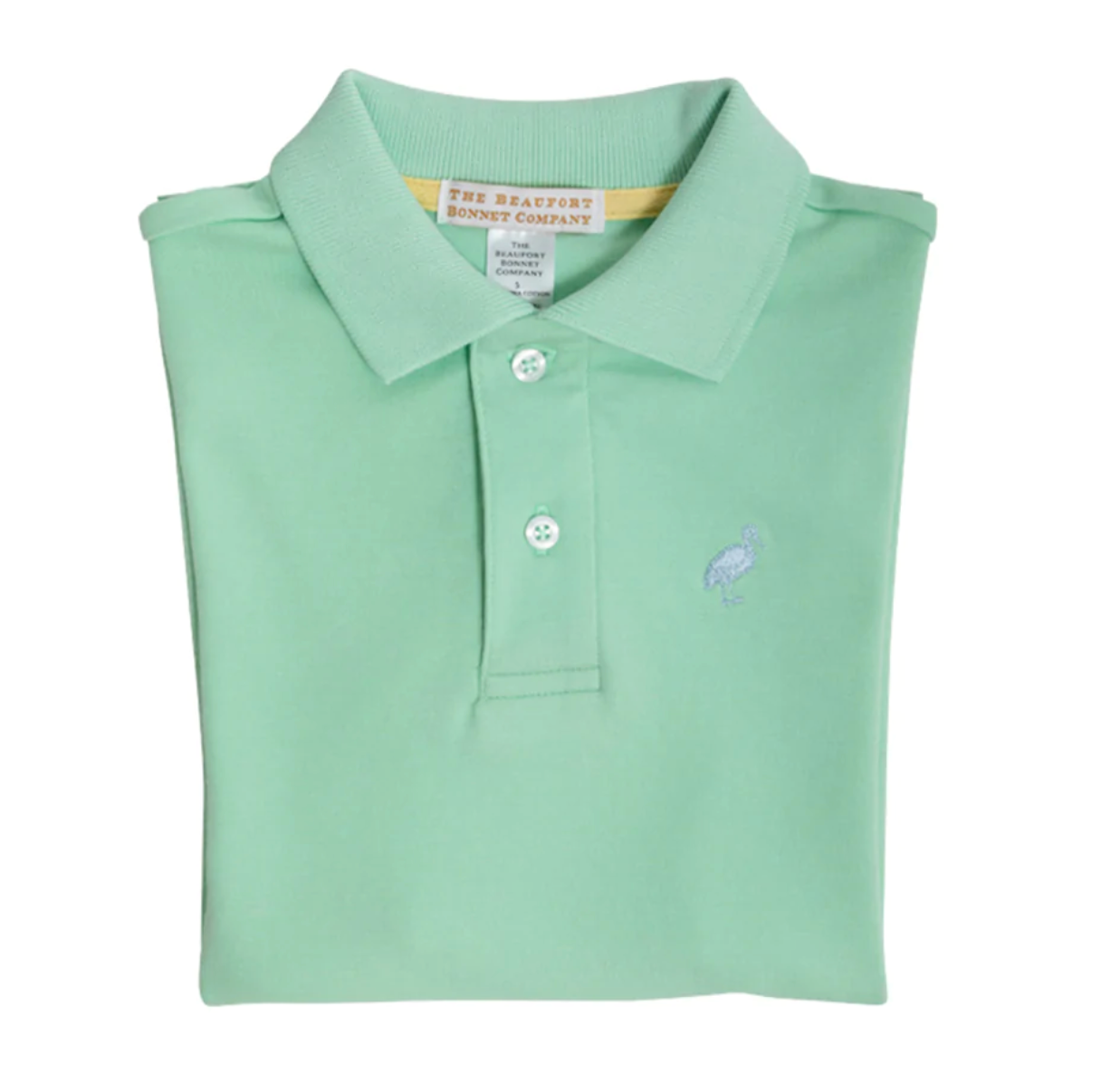 Prim & Proper Polo SS Pima Grace Bay Green/Buckhead Blue