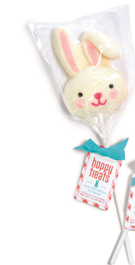 Easter Bunny Marshmallow Lollipop
