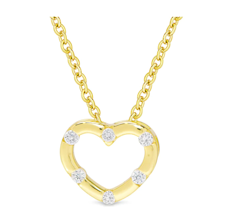 Inlay Heart Necklace