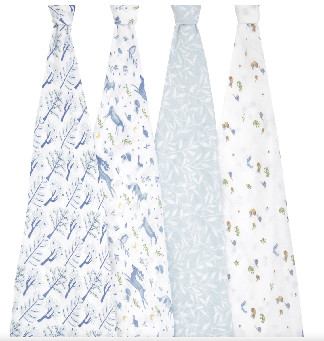 Outdoors 4-Pack Organic Swaddles