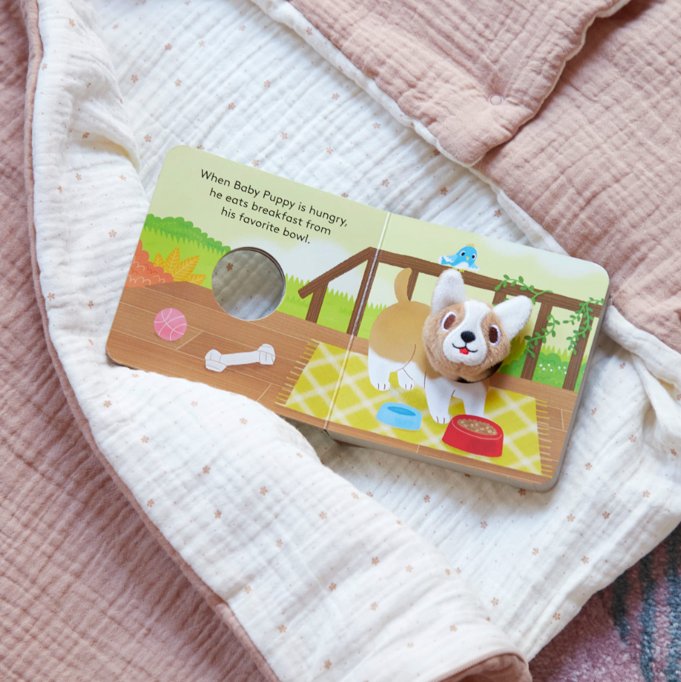 Baby Puppy Finger Puppet Book