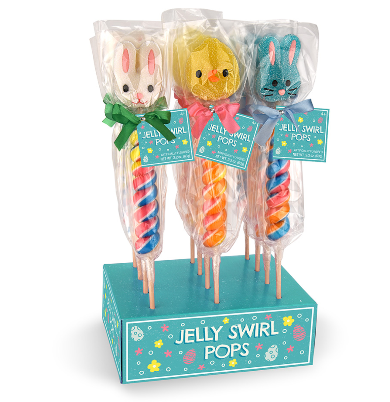 Easter Jelly Swirl Pops