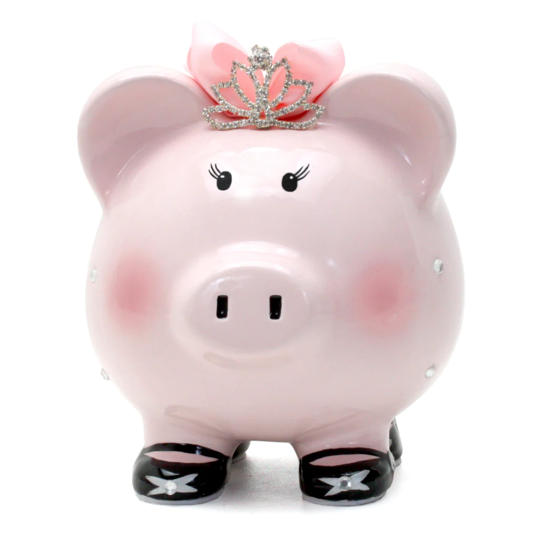 Princess Pig Piggy Bank
