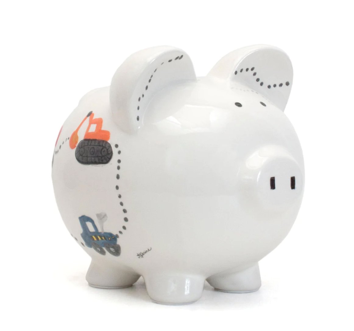 Hard Hat Pig Piggy Bank