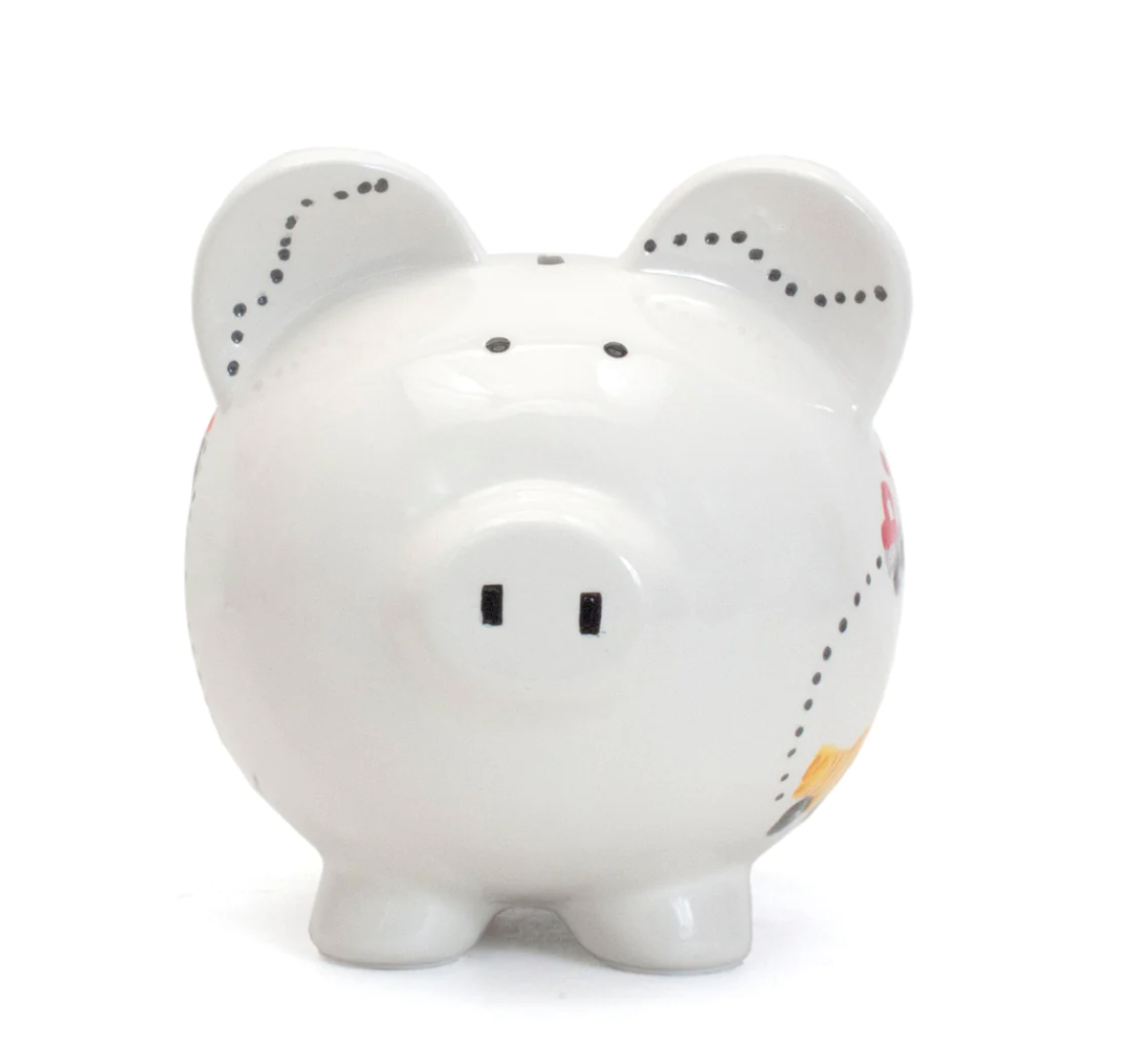 Hard Hat Pig Piggy Bank