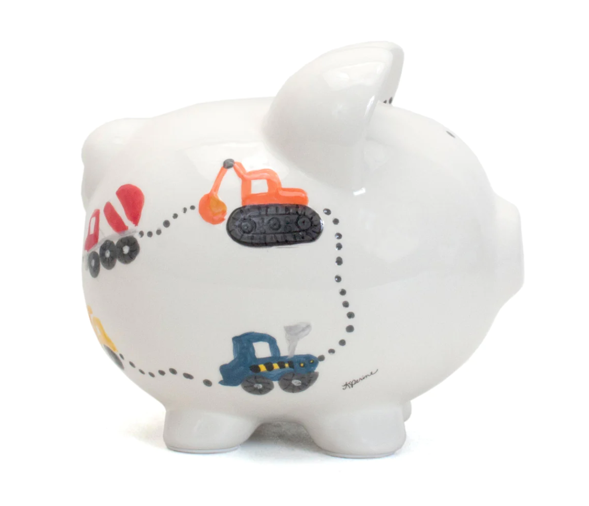 Hard Hat Pig Piggy Bank