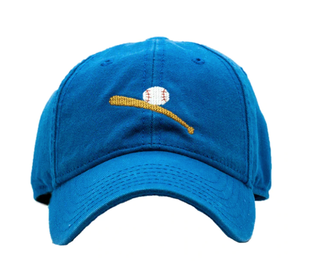 Baseball On Cobalt Baseball Hat