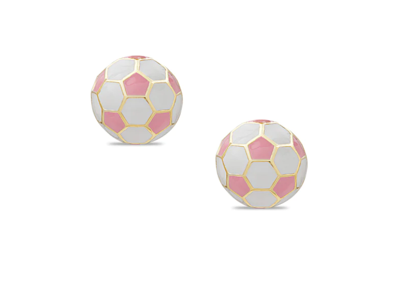 Soccer Ball Stud Earrings