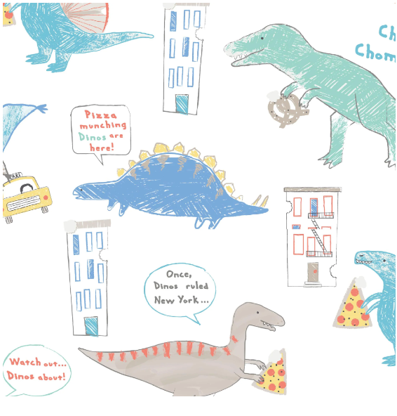 Door Dash Dino Modal Magnetic Coverall