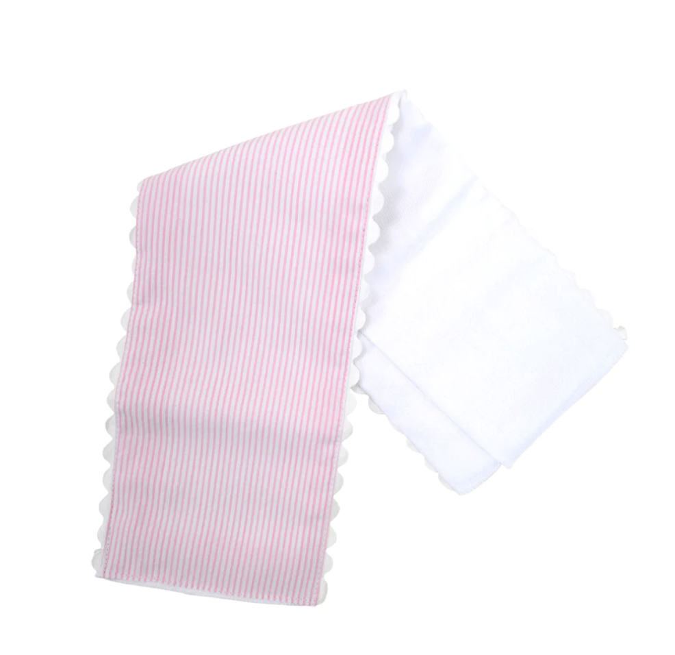 Fancy Burp Pad Pink Lamb