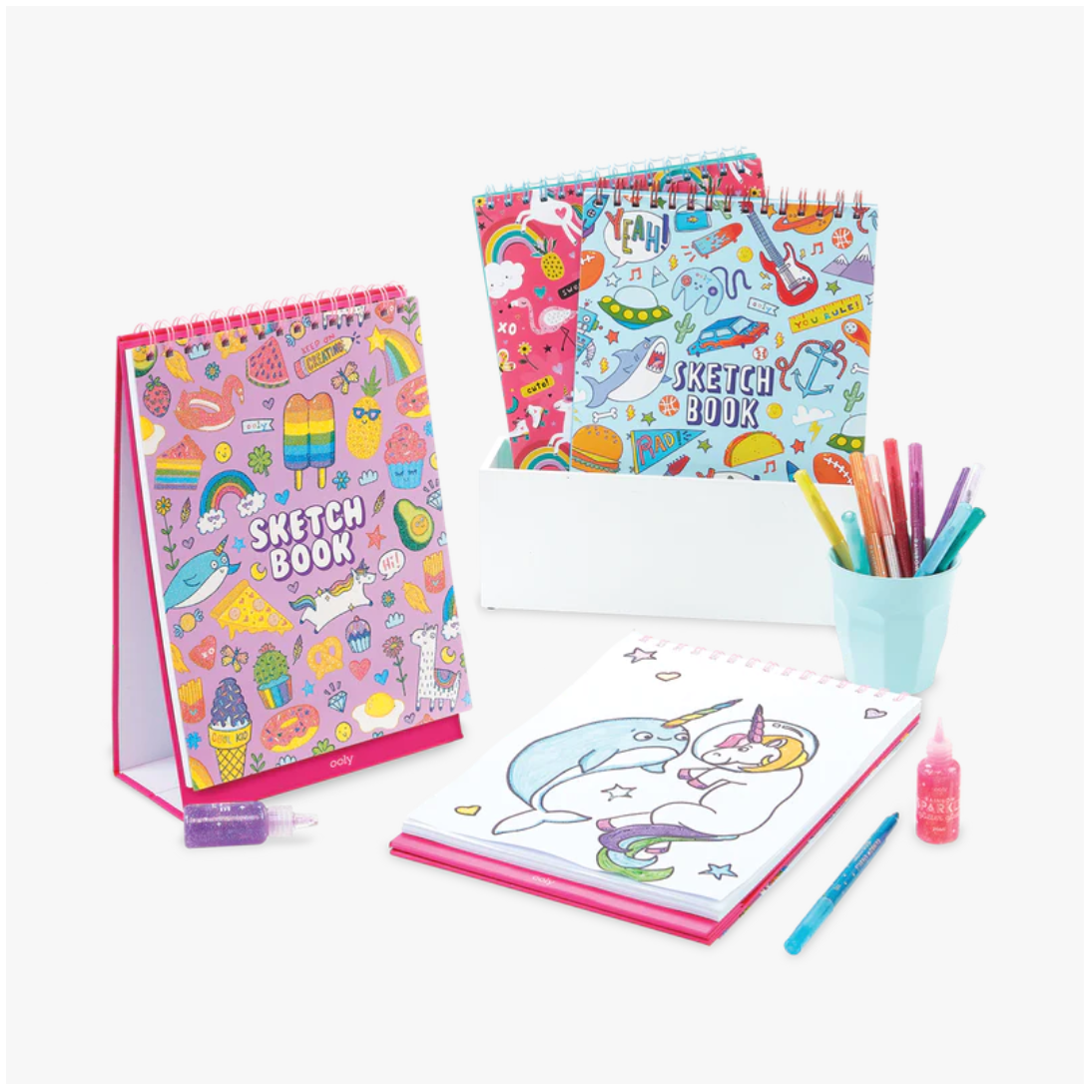 Sketch And Show Standing Sketchbook -Awesome Doodles