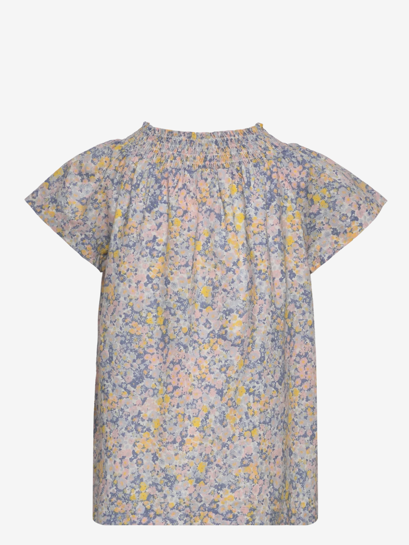 Lotus Floral Cotton Top