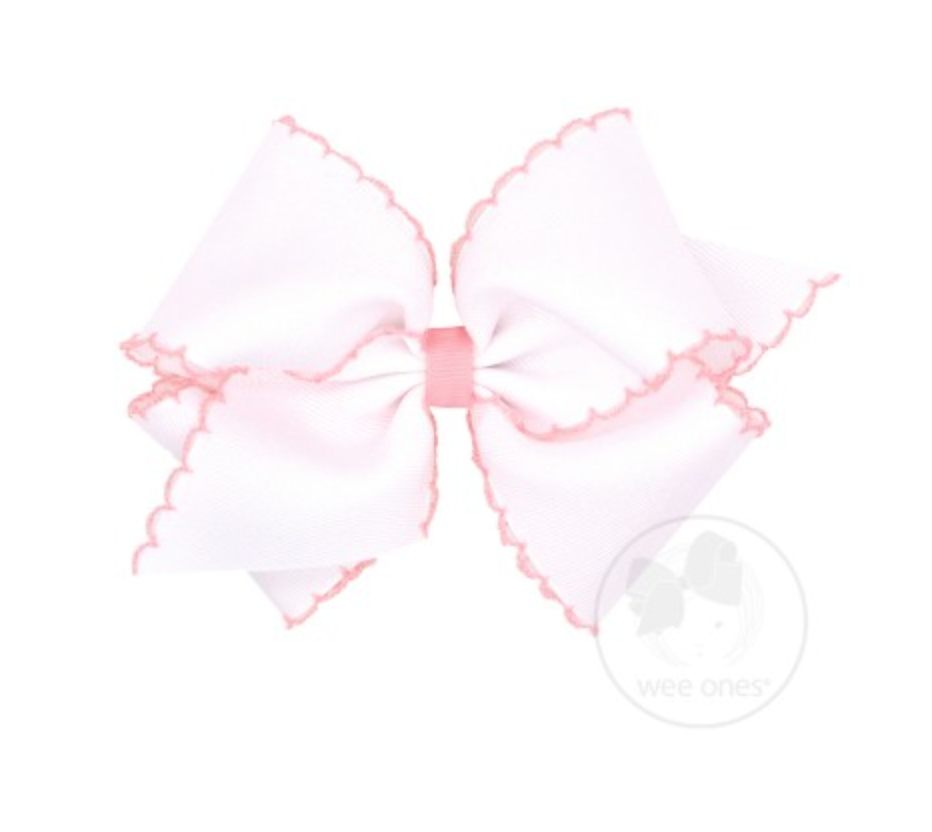 Small Classic Grosgrain Moonstitch Bow