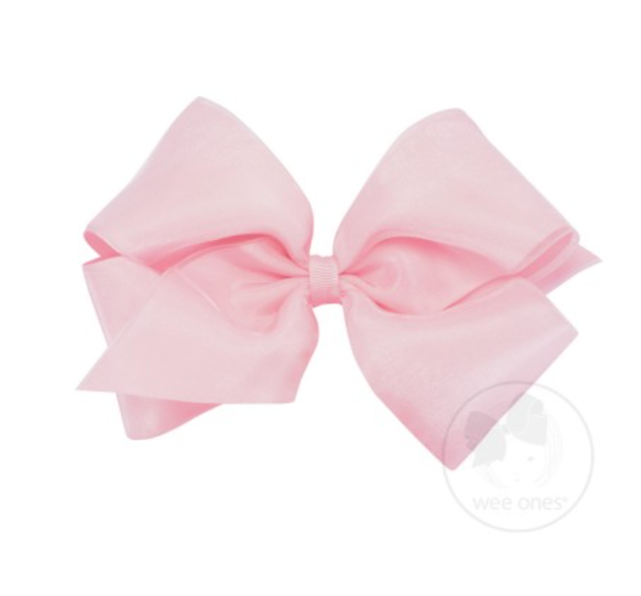 Organza Overlay Bow King