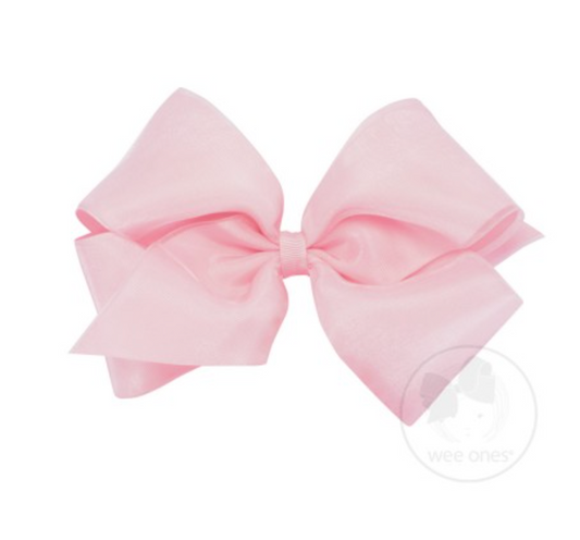 Organza Overlay Bow King