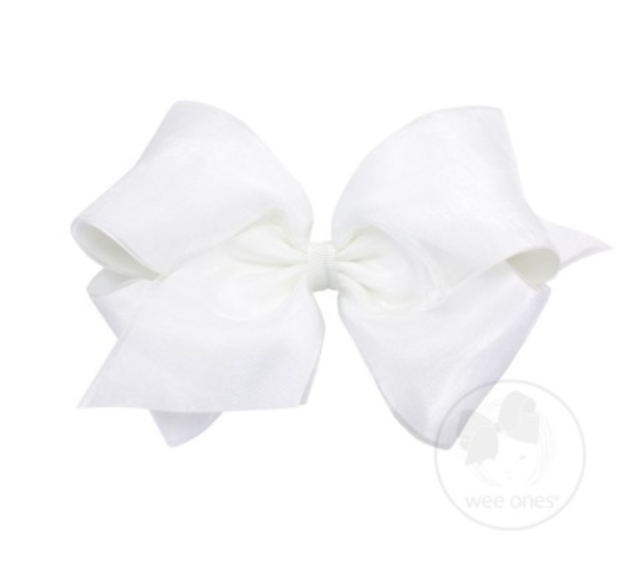 Organza Overlay Bow King
