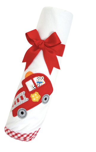 Receiving Blanket Firetruck