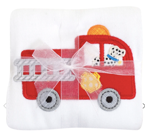 Burp Pad Firetruck 2-Pack