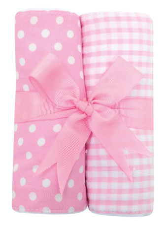 Pinwheel Set of 2 Fabric Burps