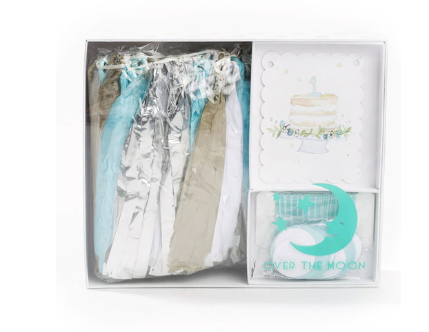 "One" Birthday Banner Kit