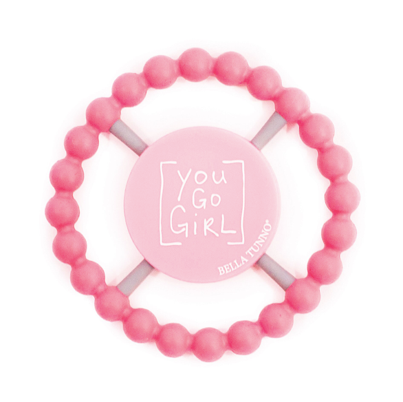 You Go Girl Happy Teether