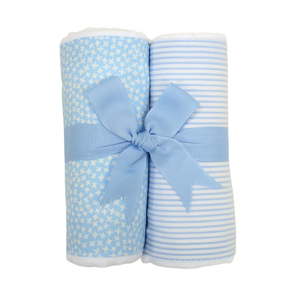 Blue Bunny Set of 2 Burps
