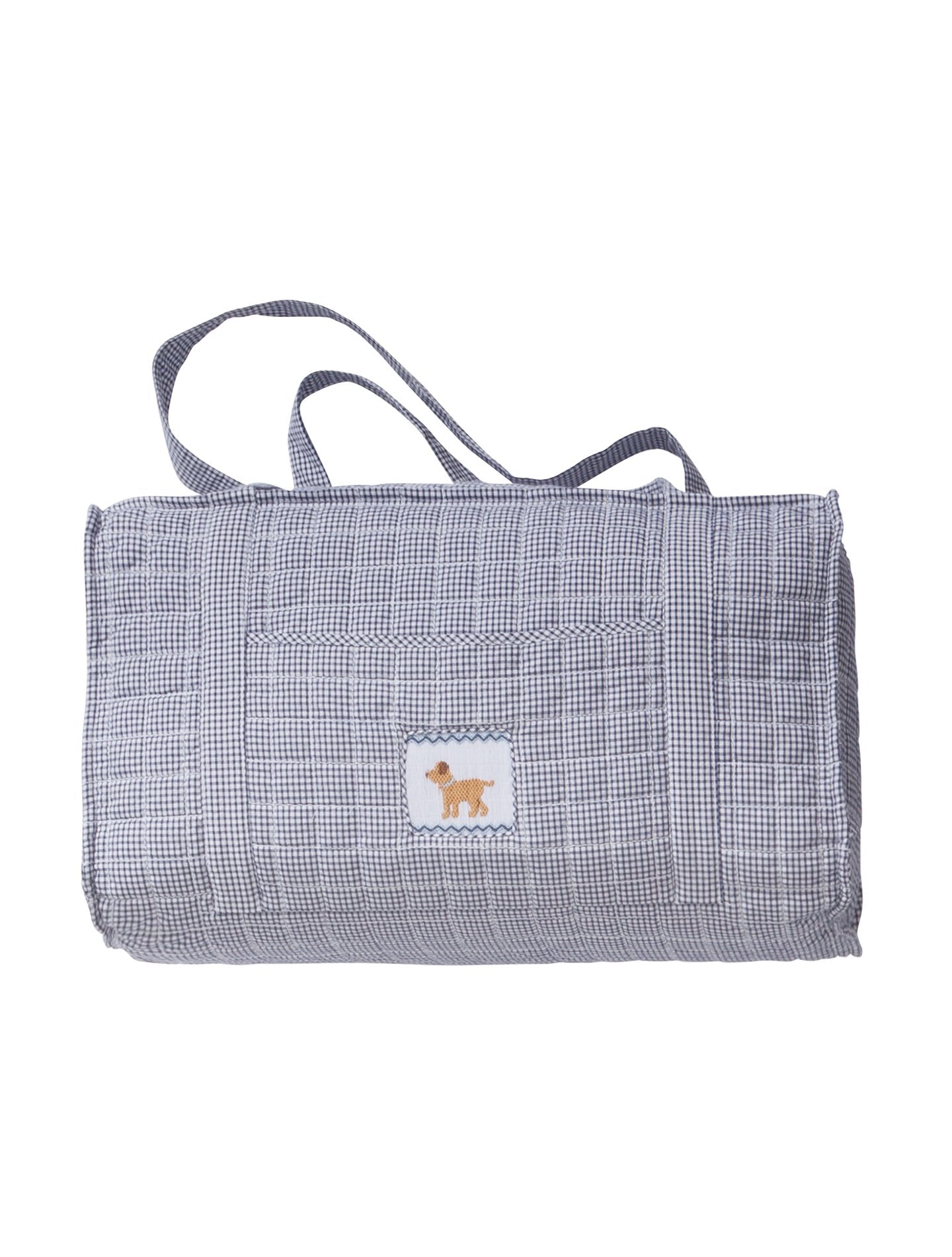 Quilted Luggage Duffle Bag Boy - Dog