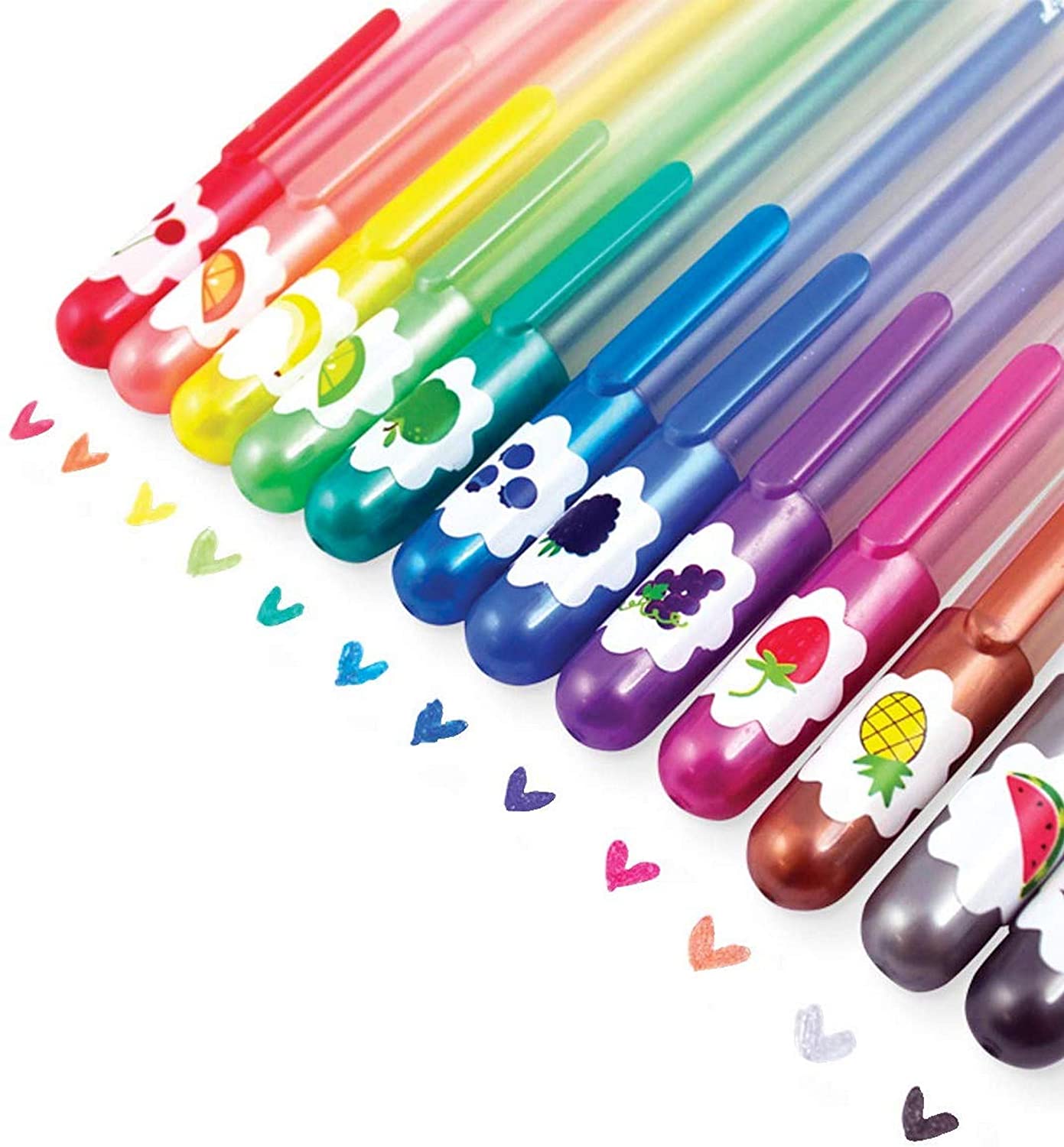 Yummy Yummy Glitter Gel Pens Set of 12