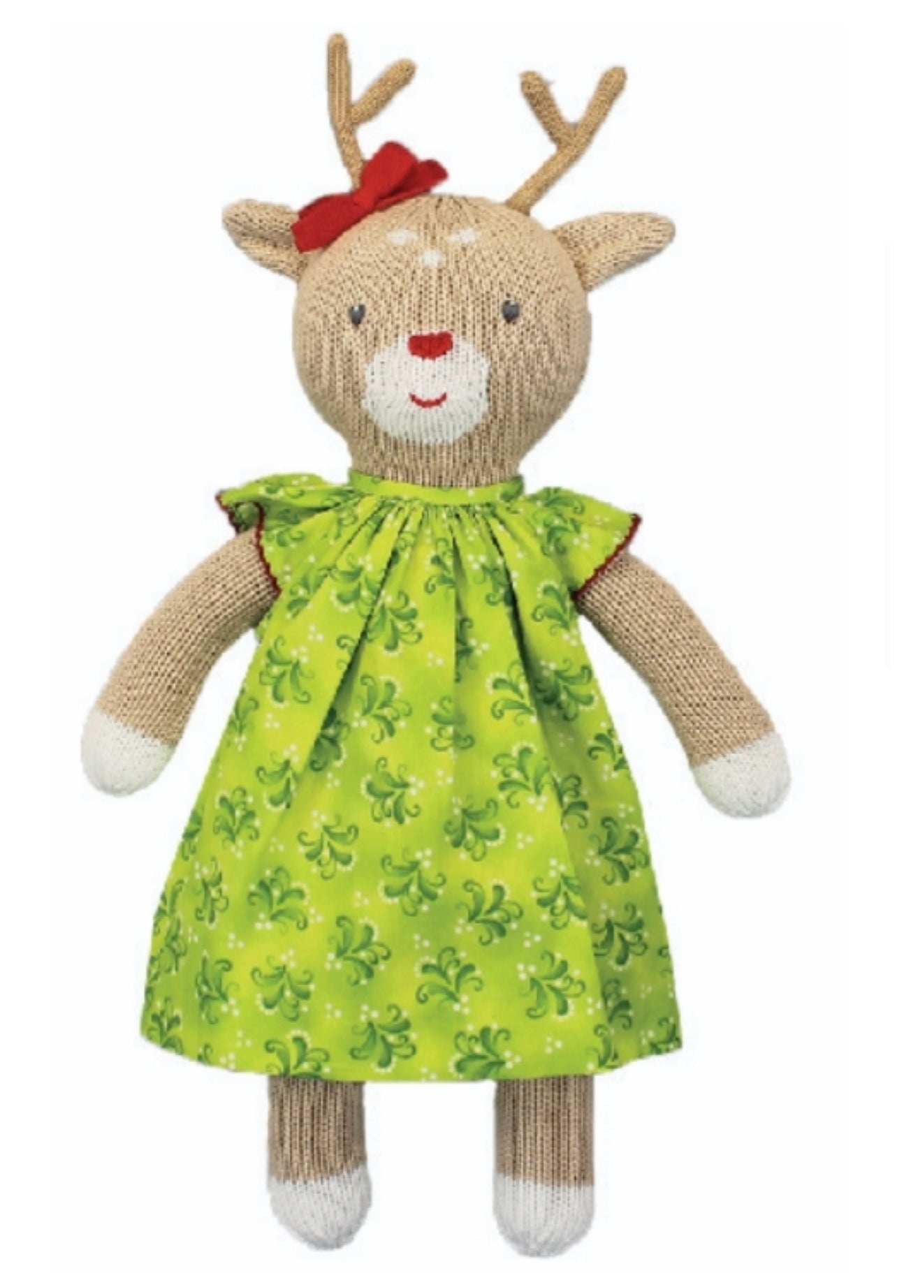 Reindeer Wearing Green Dress