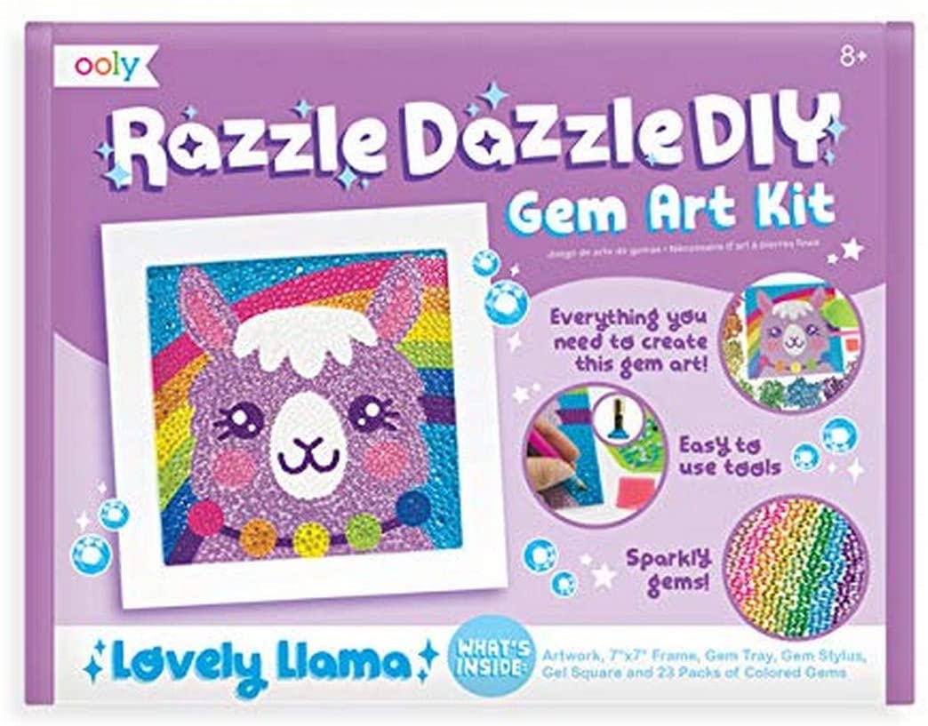 Razzle Dazzle Llama Gem Art Kit