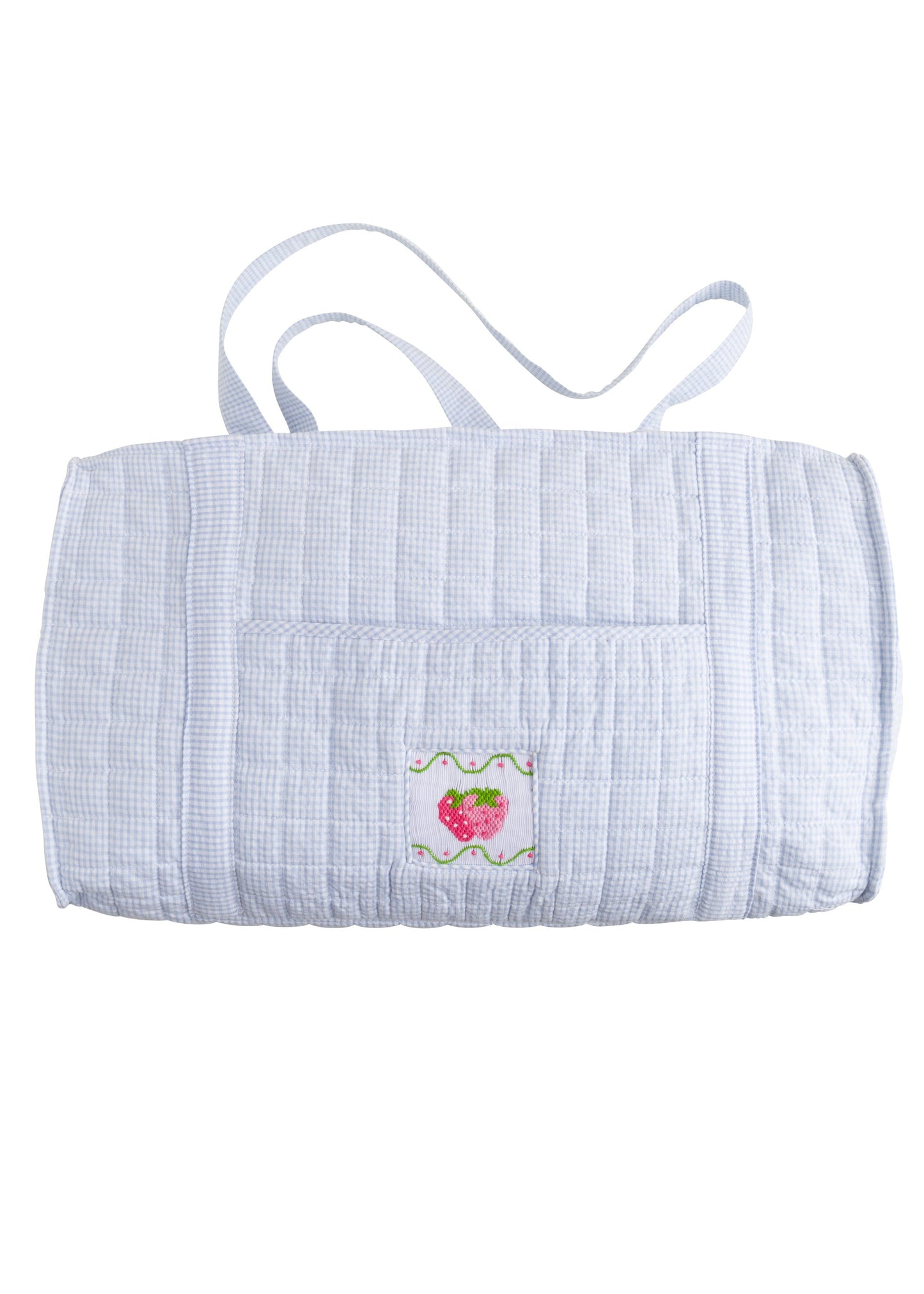 Quilted Luggage Duffle Bag - Strawberry