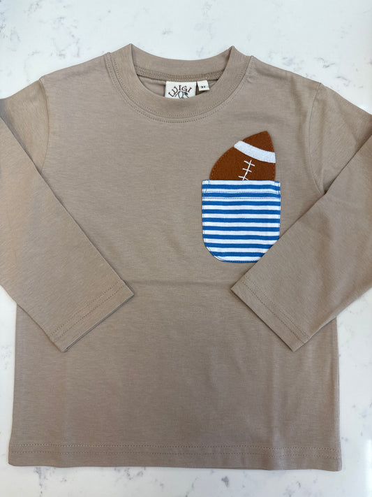 Sand Shirt with Football Pocket