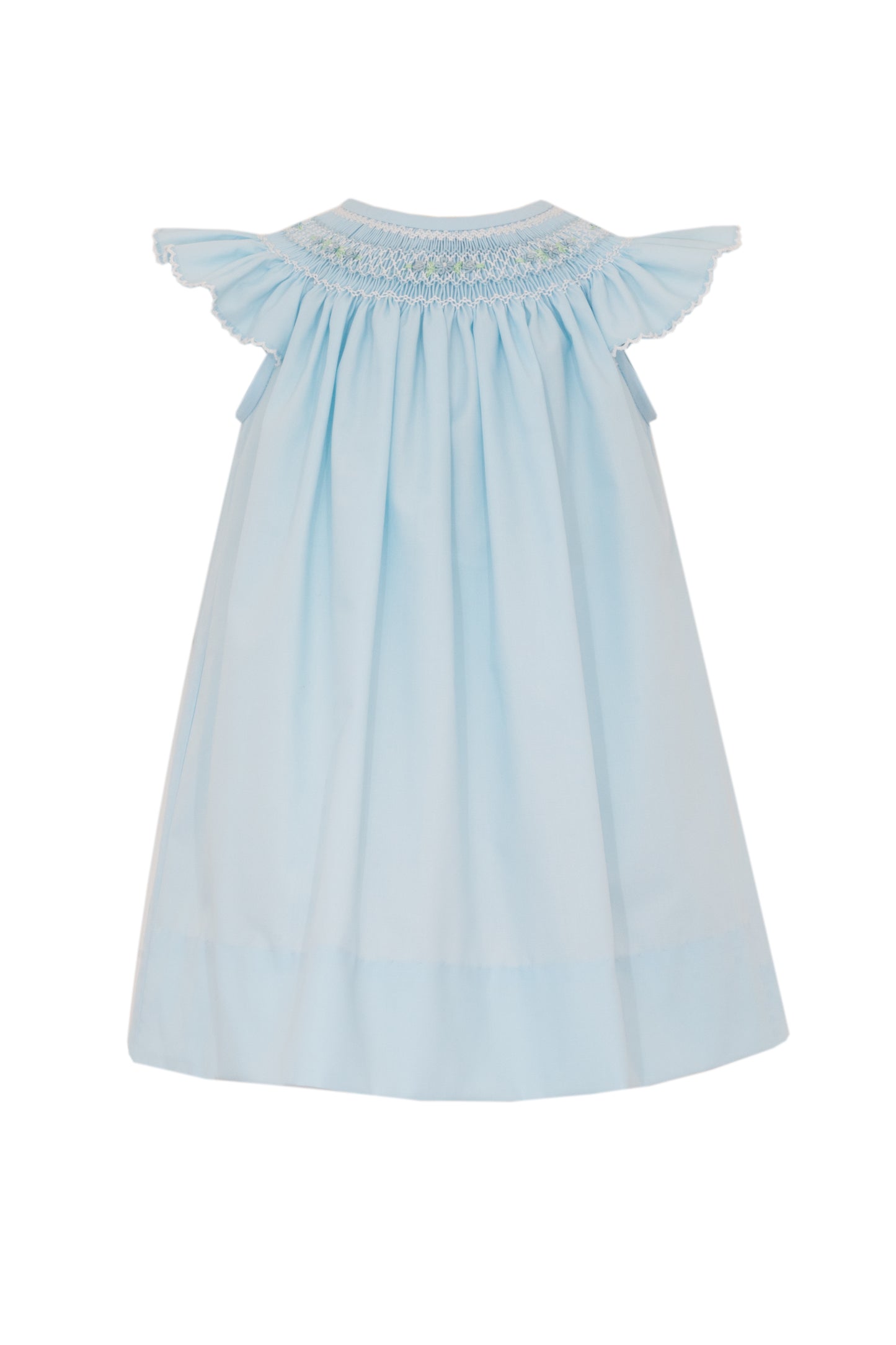 Madison Blue Poplin Angel Wing Bishop