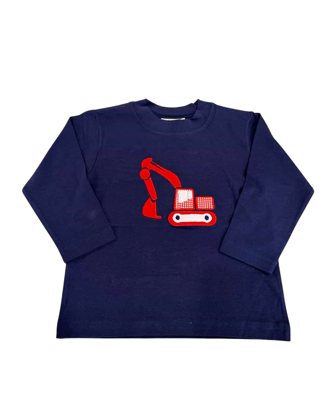 Royal Blue Excavator Long Sleeve T-Shirt