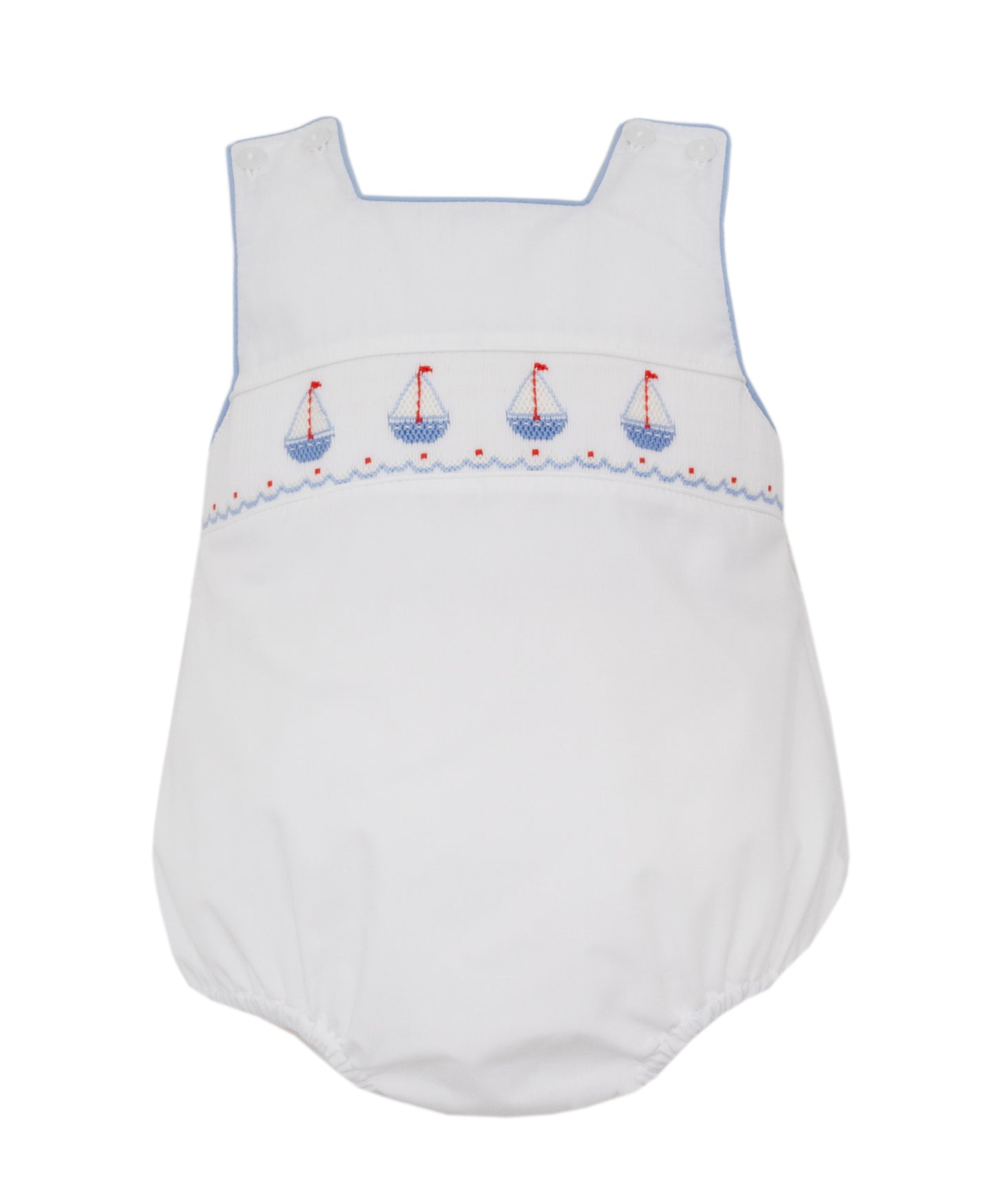 Sailboats White Poplin Sunbubble