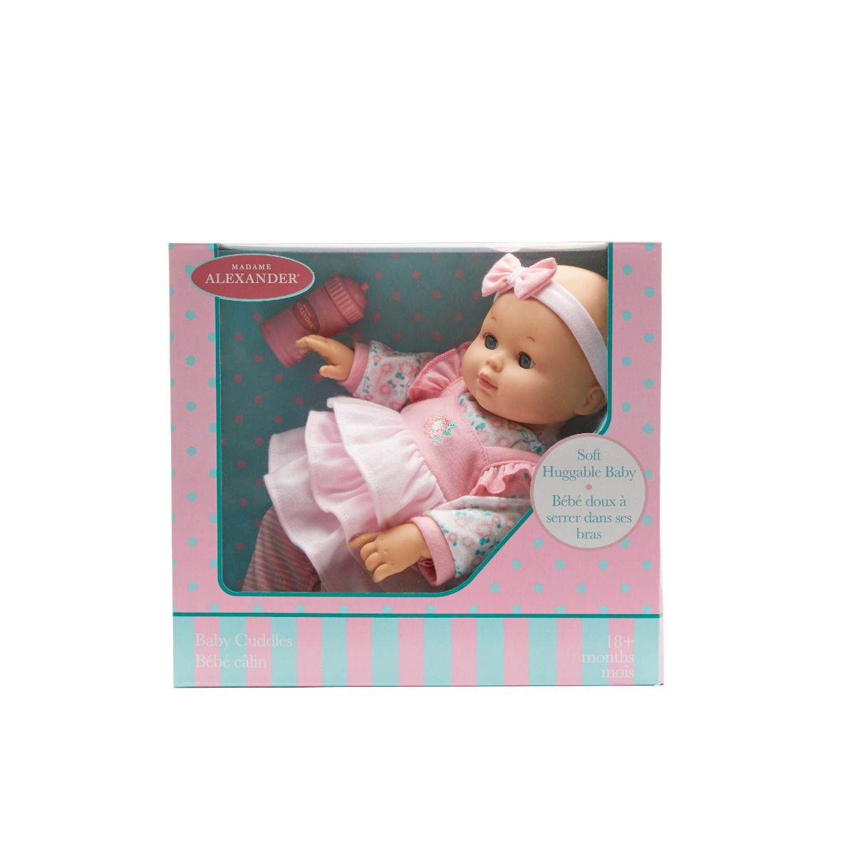 Baby Cuddles Pink Floral Doll